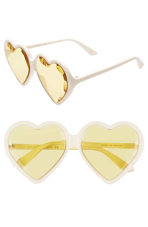 gucci sunglasses with hearts|Gucci sunglasses nordstrom.